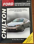 Chilton Contour/mystique/cougar 1995-99 Repair Manual #26170 Ford/mercury. Fixed Price $14.95.