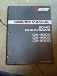 Echo CS-4000 CS4500 CS-8000 Chain Saw Service Shop Manual AMIL26. Fixed Price $39.99.