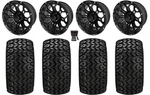 Lsi Hercules 12" Wheels Gloss Black 20" Sierra Sport Tires Yamaha. Fixed Price $631.40.