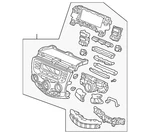 Genuine Honda Panel *NH482L* (black Metallic) 39179-SDA-A31ZA. Fixed Price $345.23.