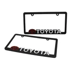 2PCS-TOYOTA-BLACK License Plate Frame(plastic) Practical. Fixed Price $16.50.