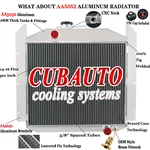Row Aluminum Radiator Fit 1949-1952 1951 Studebaker Trucks 2R5 2R6 2R10 2R11. Fixed Price $259.00.