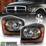 Black 2004-2006 Dodge Durango St/slt Headlights Headlamps Replacement Left+right. Fixed Price $95.99.