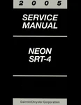 2005 Dodge Neon, SRT-4 Shop Service Repair Manual. Fixed Price $108.50.