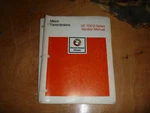 Allison HT740D HT750CRD HT750DRD Transmission Shop Service Repair Manual. Fixed Price $139.90.