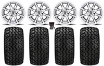 Fairway Alloys Shift 12" Golf Wheels Machined 23" Sierra Sport Tires Yamaha. Fixed Price $607.96.